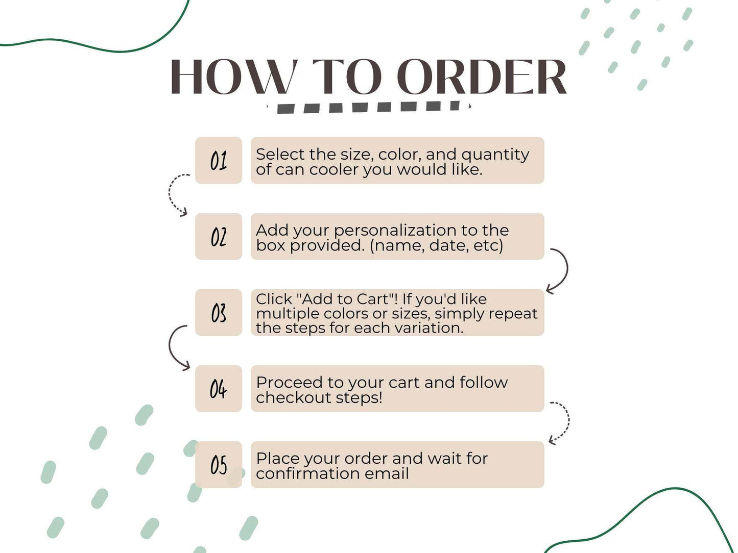 Golf Course Wedding Favors Custom Can Coolers