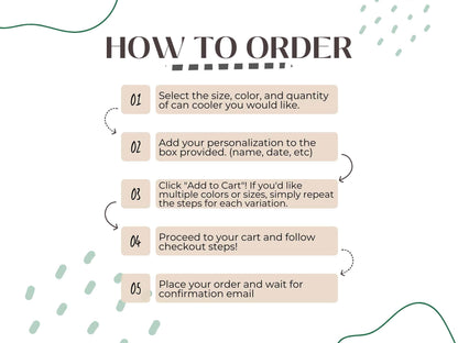 Golf Course Wedding Favors Custom Can Coolers