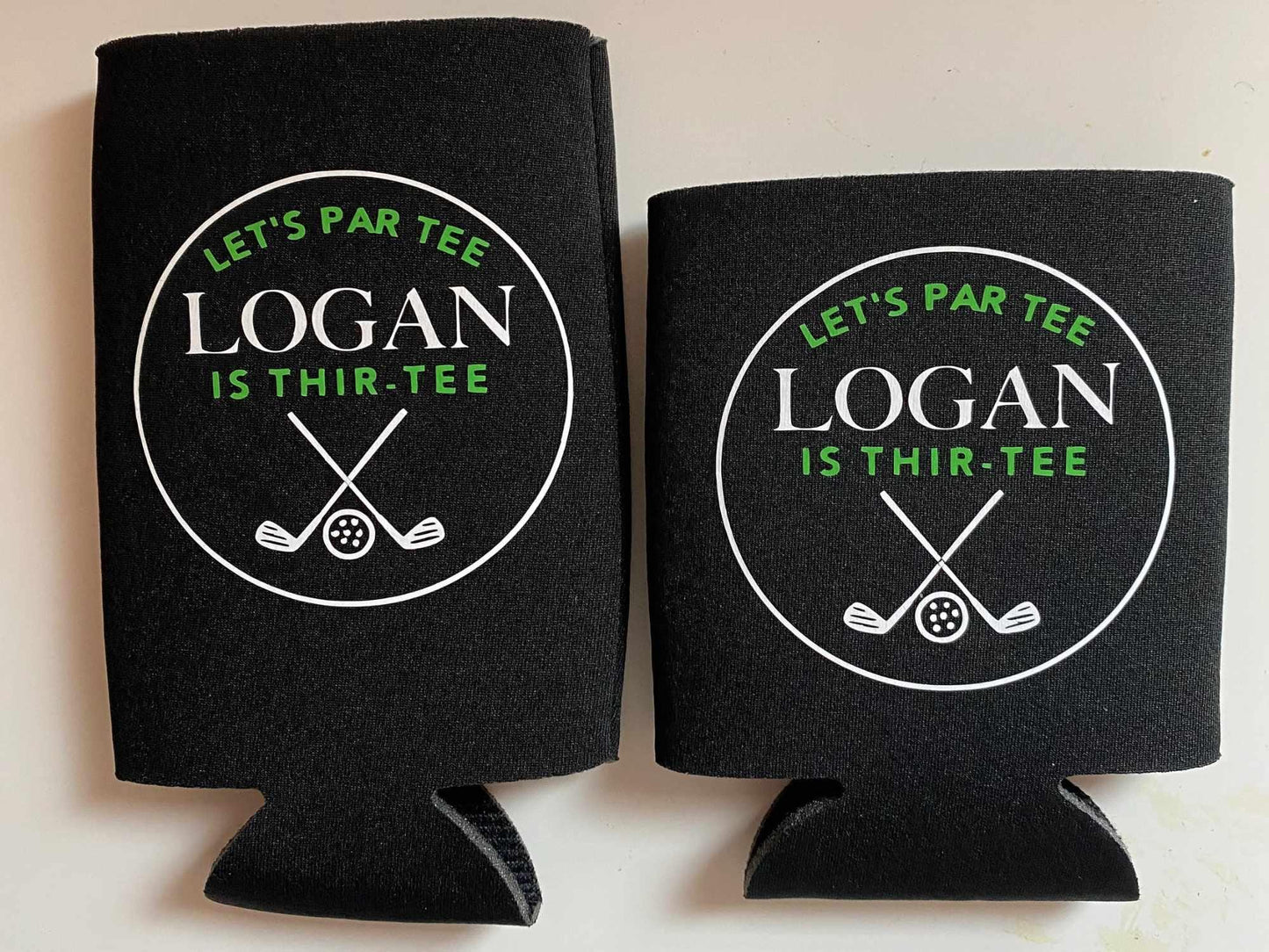 Golf Birthday Party Favors Can Cooler