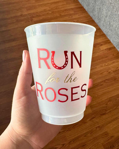 Kentucky Derby Cups, Derby Party Decor, Kentucky Derby Decorations, Talk Derby to Me, 16oz frosted cups