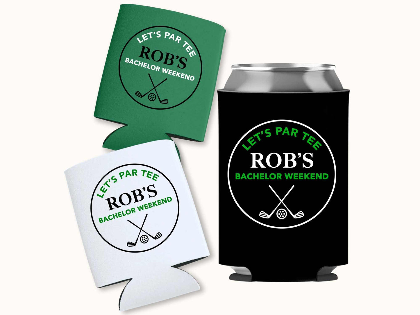 Bachelor Golf Party Favors Can Cooler