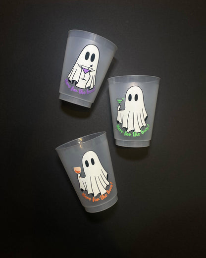 Here for the Boos Halloween Ghost Party Cups
