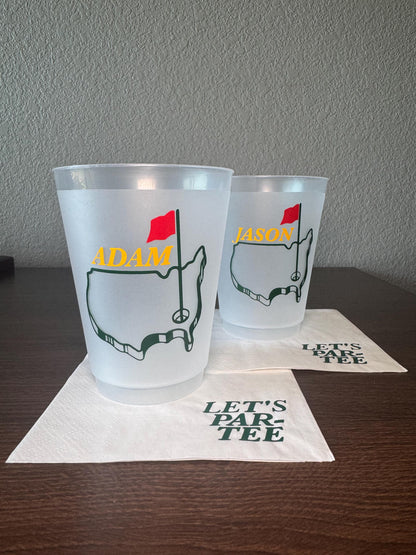 Personalized Golf Cups Party Favors