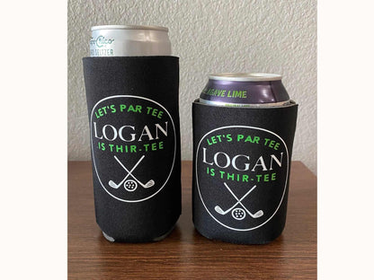 Golf Birthday Party Favors Can Cooler