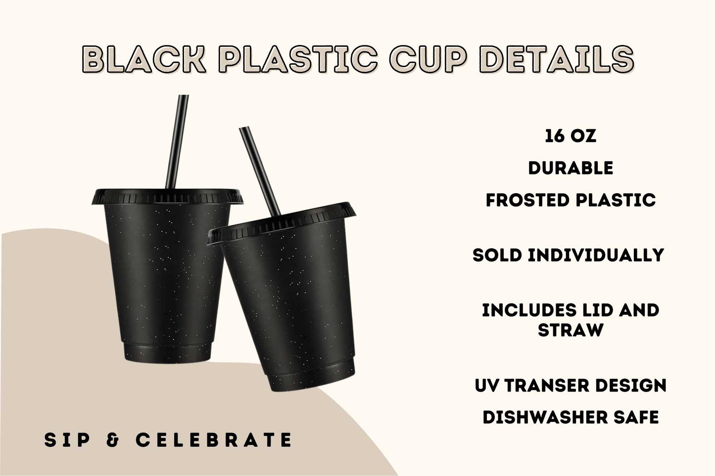 Kids Halloween Fall Cups with Lid and Straw