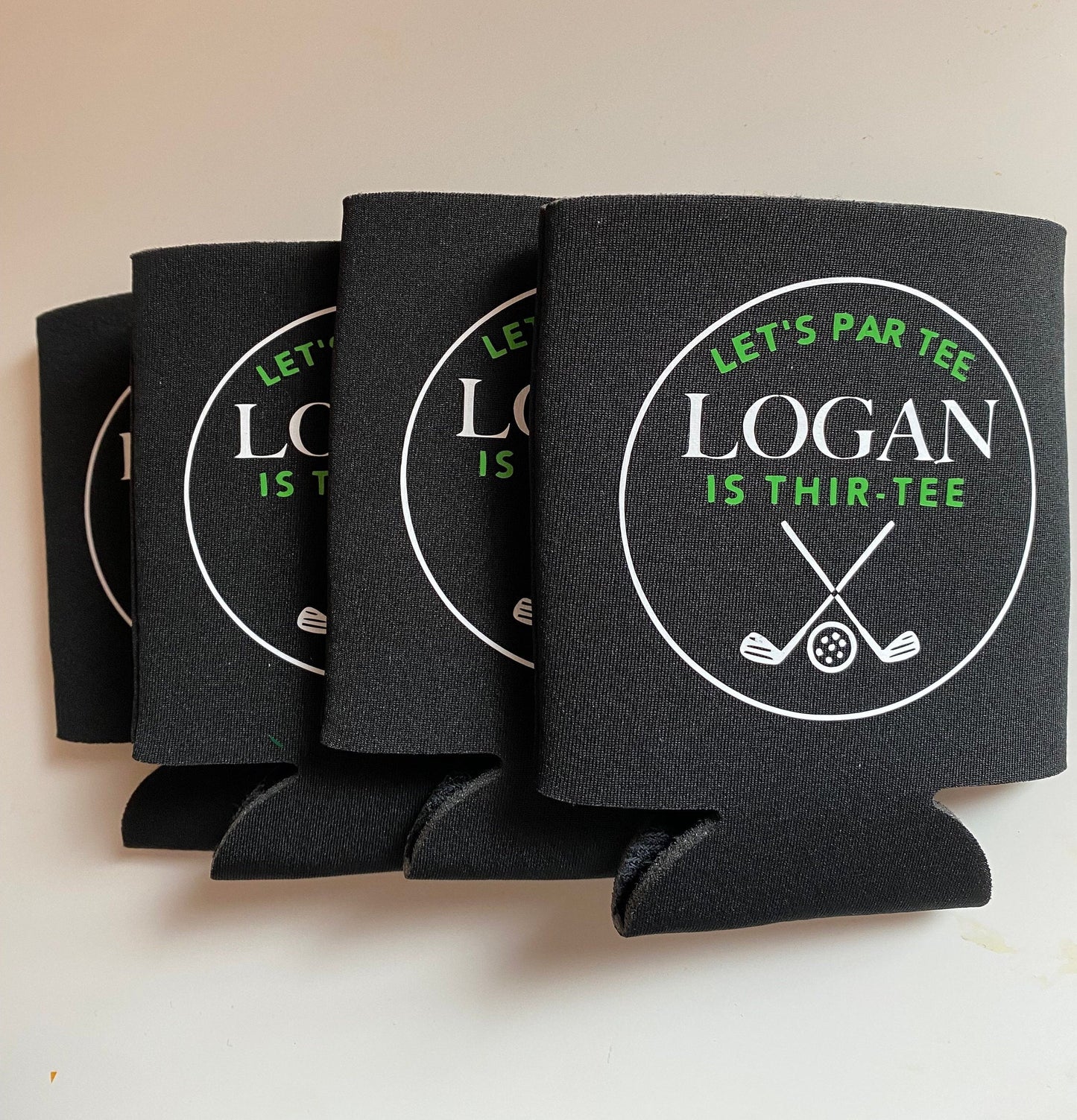 Golf Birthday Party Favors Can Cooler